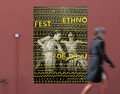 Posters for festifal ethnic music