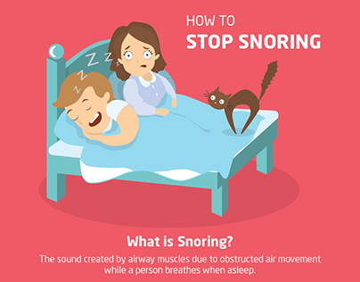 Infographics - How to Stop Snoring