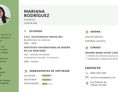 CV - Mariana Rodríguez