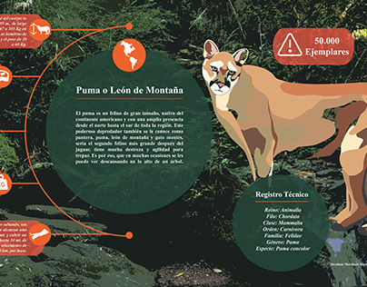 Infografía "Animales en peligro de extinción"