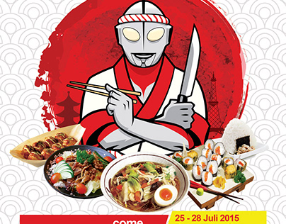 concept poster event Japanese food festival