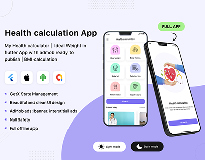 My Health calculator | Ideal Weight in flutter App
