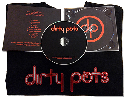 Dirty Pots band identity