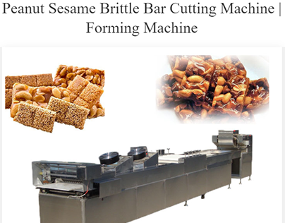 Peanut Sesame Brittle Bar Cutting Machine