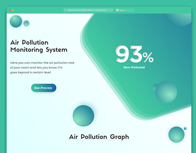 UI Design Showcase - Air Pollution Monitoring System