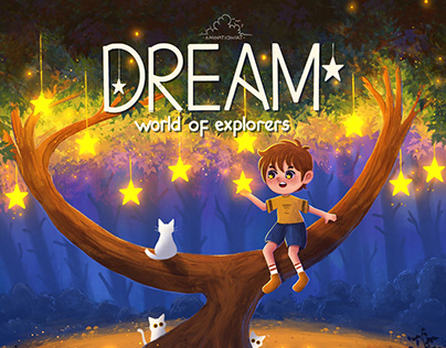 DREAM : World of Explorers || BOOK COVER ILLUSTRATION