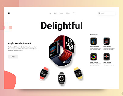 Apple Watch Series 6 | Web - UI | Landing Page