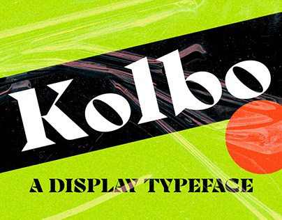 Kolbo Typeface