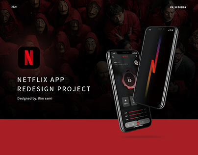 Netflix app redesign project