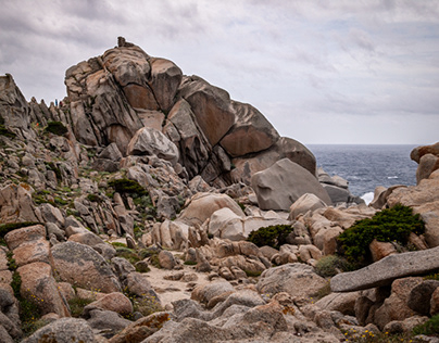 rocky coast, Sardinia