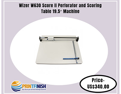 Wizer W630 Score II Perforator and Scoring Table 19.5″