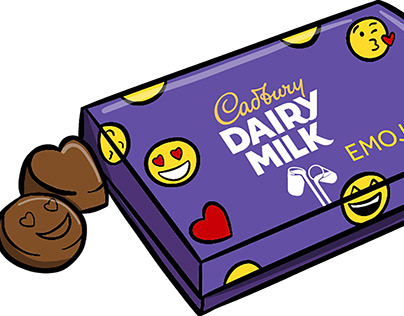 Cadbury Internal Presentation Illustrations