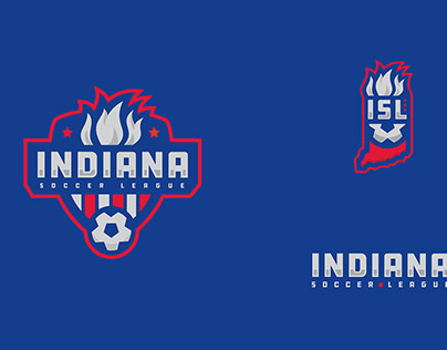 Indiana Soccer League Logo, Badge and Wordmark