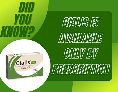 Cialis is available only by prescription.
