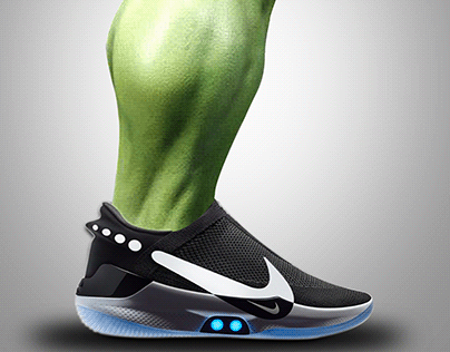 Nike big feet solution provision print ad .