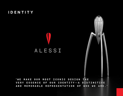 Project thumbnail - Alessi Rebrand