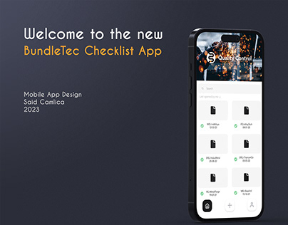 BUNDLETEC | Checklist App | UX/UI Design