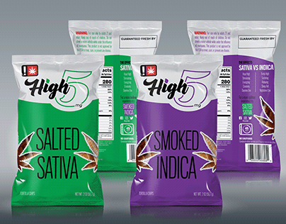 High 5mg Package Design