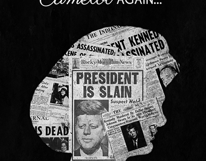 Jackie Kennedy Gestalt Poster from the movie "Jackie"