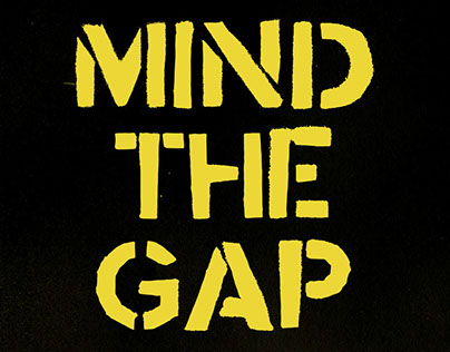 Mind the Gap font