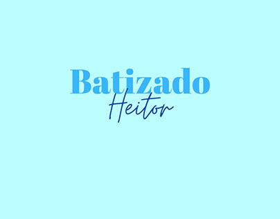Batizado - Heitor