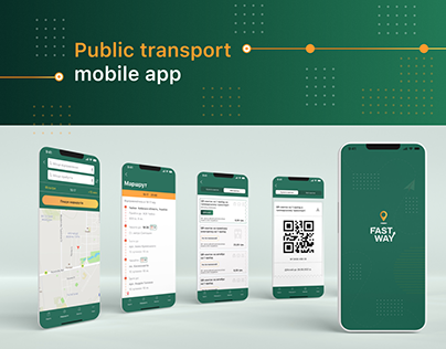 Mobile app of public transport