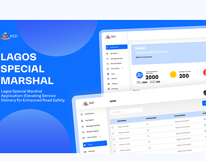 Project thumbnail - LAGOS SPECIAL MARSHAL WEB APPLICATION CASE STUDY