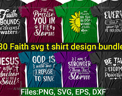 Faith SVG t shirt design Bundle