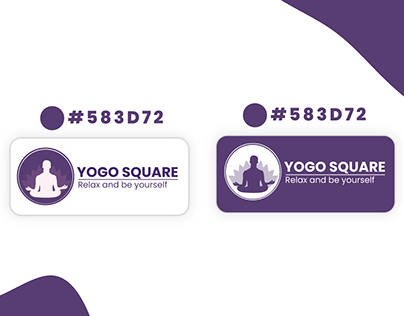 Logo Design Yoga Square