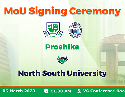 NSU MoU Signing Ceremony Banners