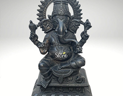 Chaturbhuja Ganesha Statue 21″