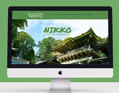 Shrines of Nikko Website Design