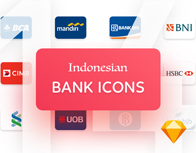 Indonesian Bank Icons [SKETCH FREE DOWNLOAD]