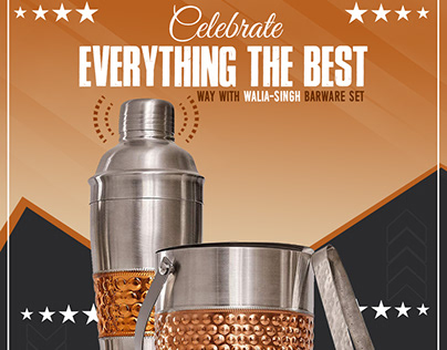 Celebrate Everything Best Way With Walia-Singh Barware