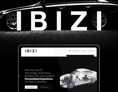 IBIZI | Automobile Dealership | Web UI Design