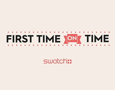 Swatch. First time on time.