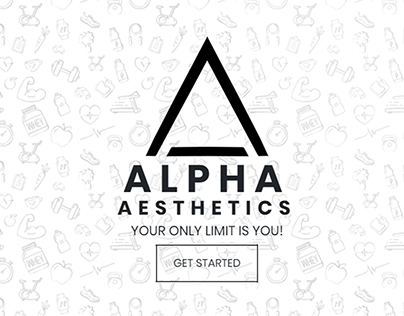 Alpha Aesthetics - Fitness Hub - Web Design