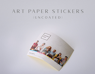 Art Paper Stickers Uncoated