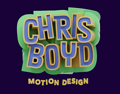 Chris Boyd - Motion Design Reel 2023