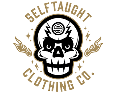 Basic Skull graphic tee for Selftaught Clothing