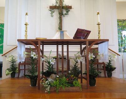 Sapele Altar Table