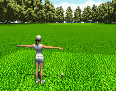 Golf Course 3D Model