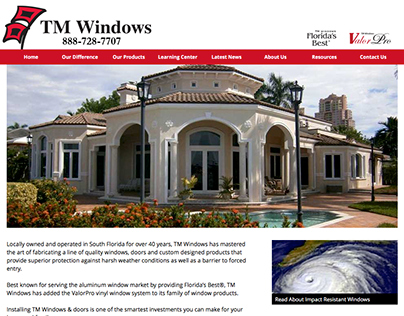 Window Manufacturer Website