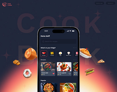 Food Recipes App - Mobile UI/UX Case Study