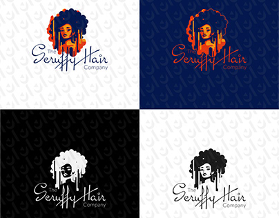 Scruffy Hair Logo Design