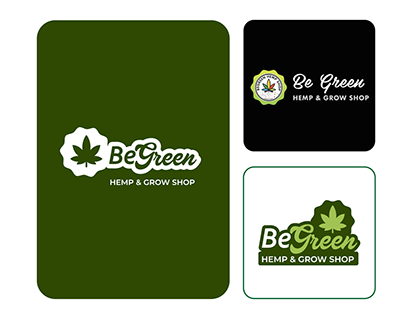 Restyling logo BeGreen Hemp & Grow shop