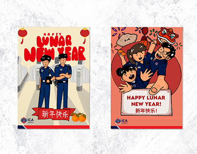 ICA Lunar New Year Greeting Cards