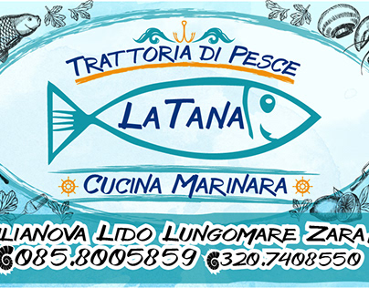 LA TANA Fish Restaurant Brand Identity