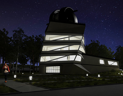 Astronomical Observatory with a Planetarium