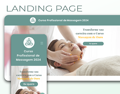Landing Page - Curso de Massagem Terapêutica